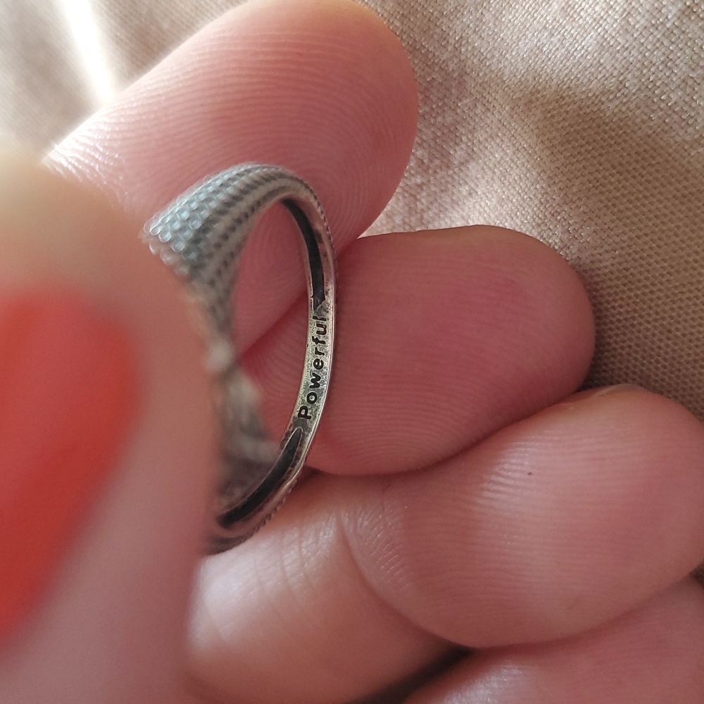 STERLING SILVER DRAGON RING - Picture 6 of 7